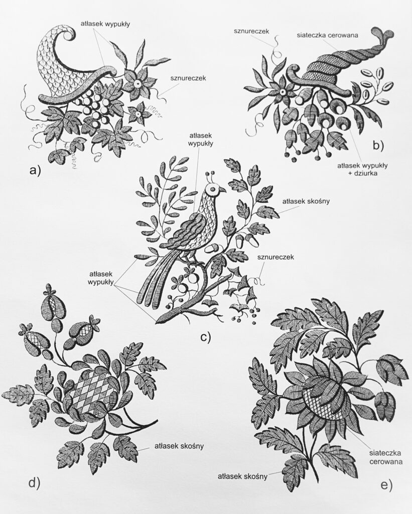 haft powiślański wzory