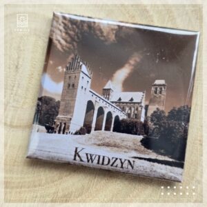 Magnes Kwidzyn zamek sepia