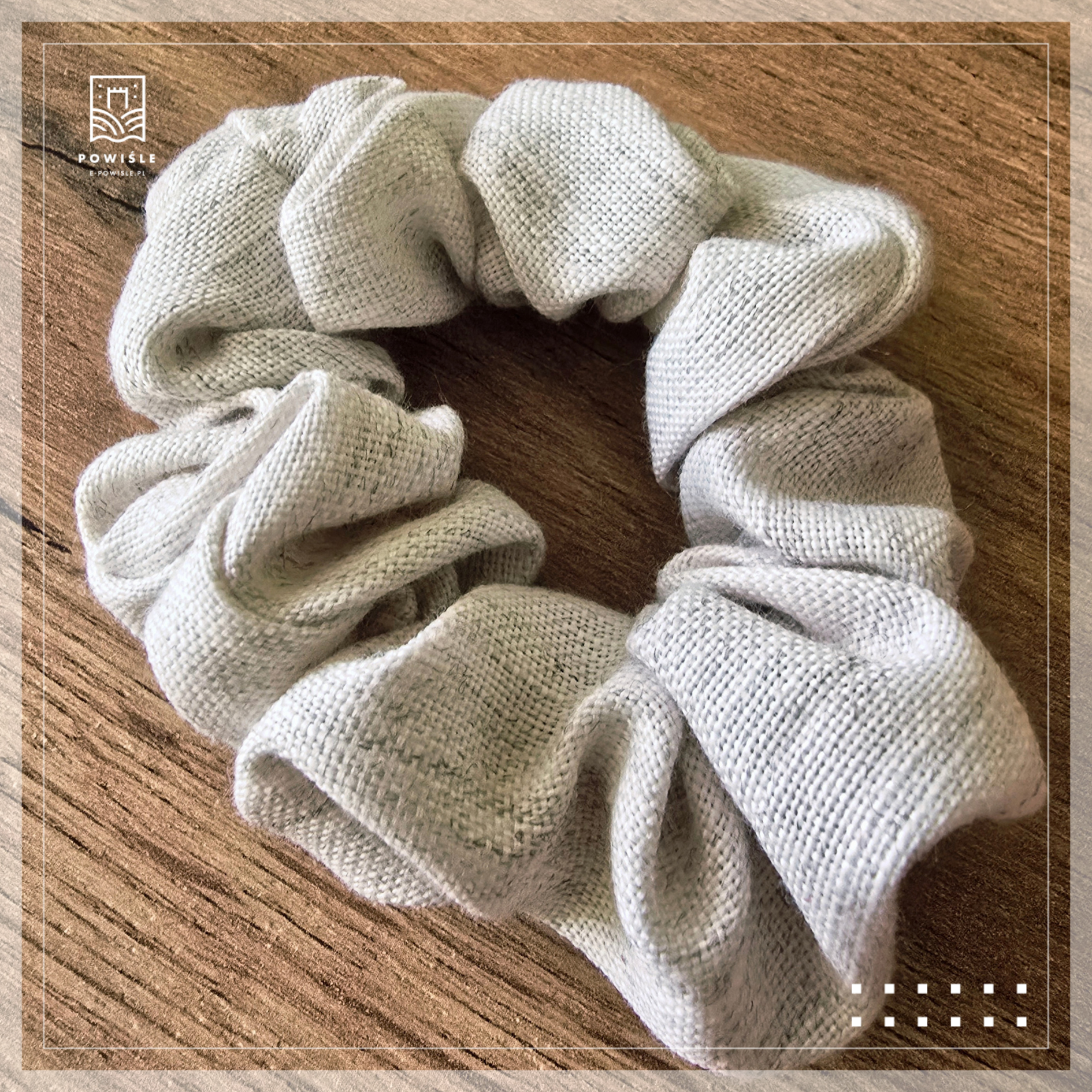 Gumka do włosów - scrunchie - obrazek 4